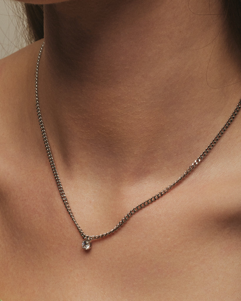 Bardot Stud Charm Necklace- Gold (Ships Mid August)