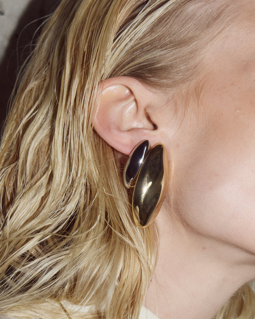 The XL Chrome Orb Studs