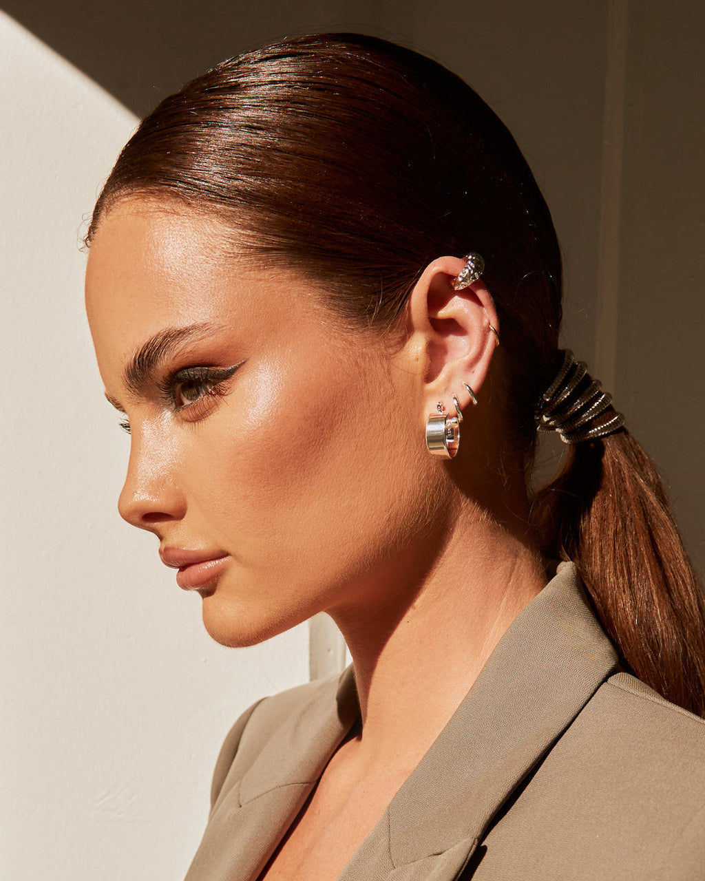Positano Hoops- Silver