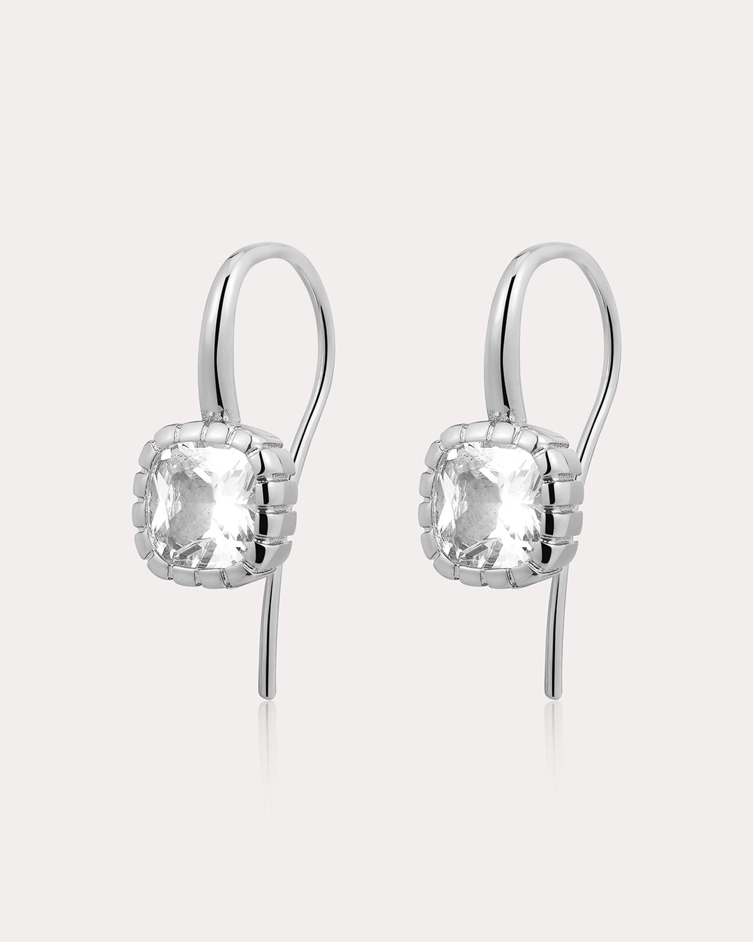 The Classique Cushion Hook Earrings