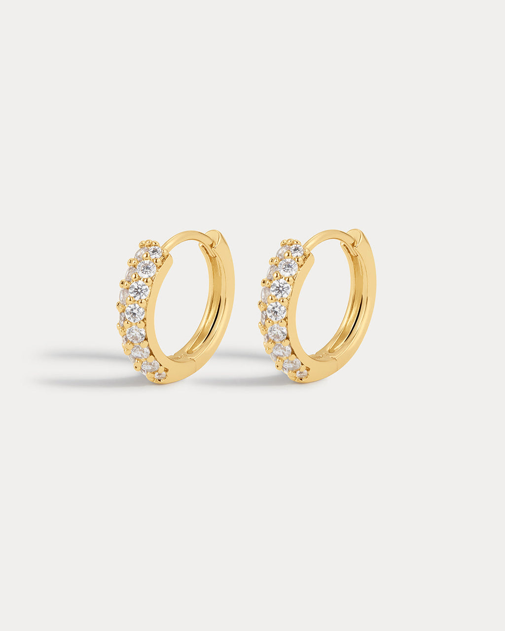 Baby Pave Huggies- Gold (Ships Late August)