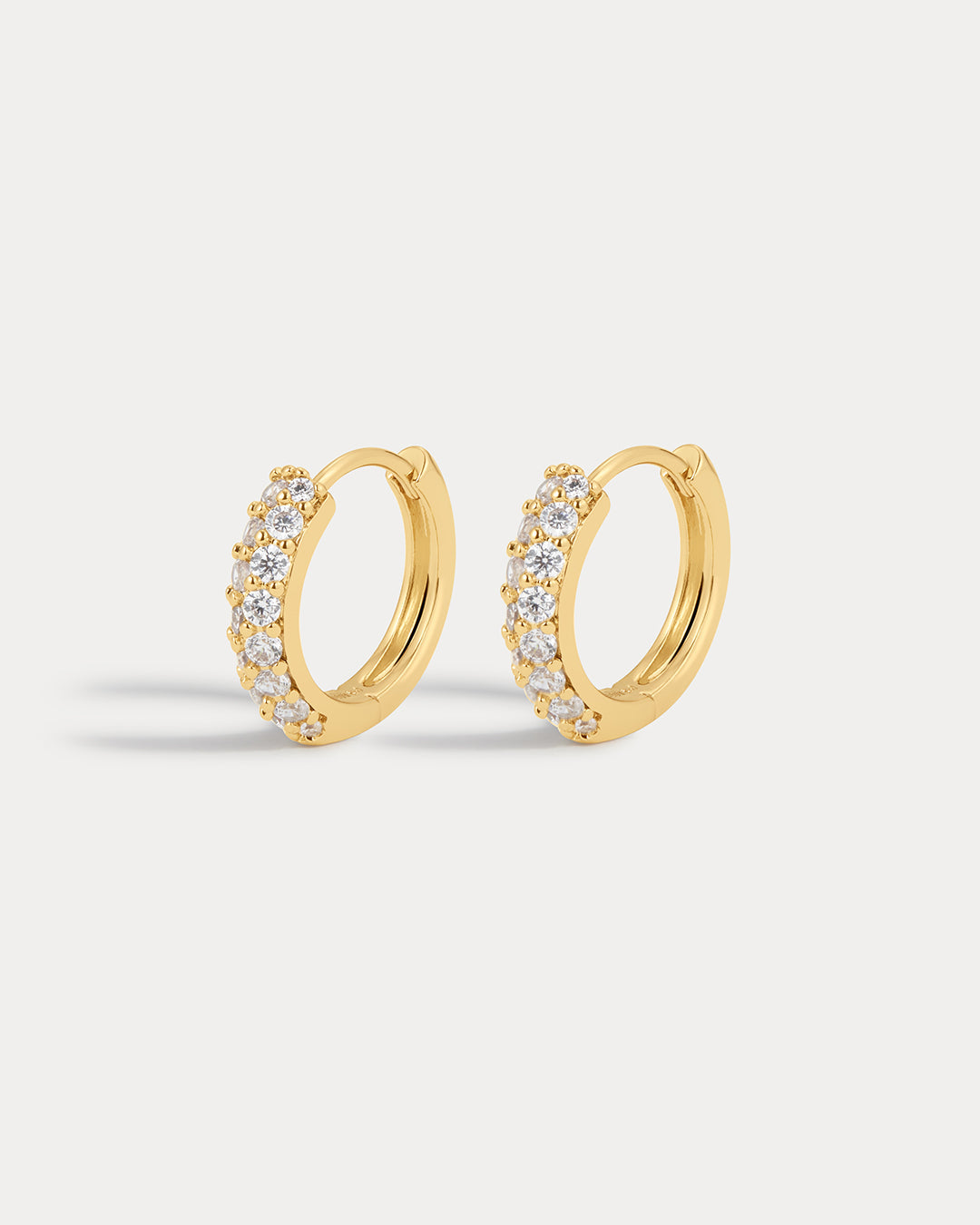 Baby Pave Huggies- Gold (Ships Late August)