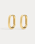 Chain Link Huggies- Gold (Ships Mid August)