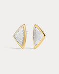 The Bianco Nero Studs- Gold