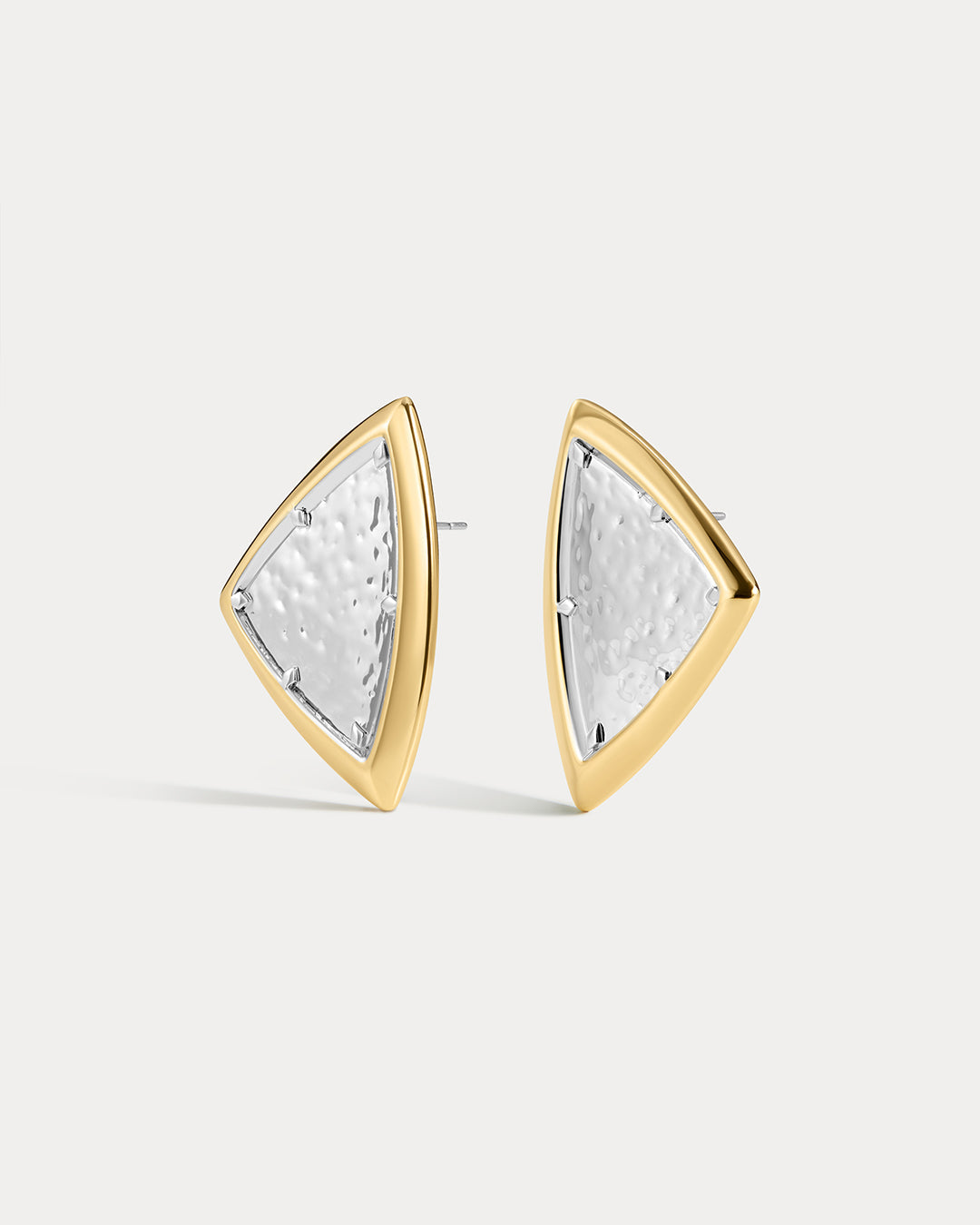 The Bianco Nero Studs- Gold