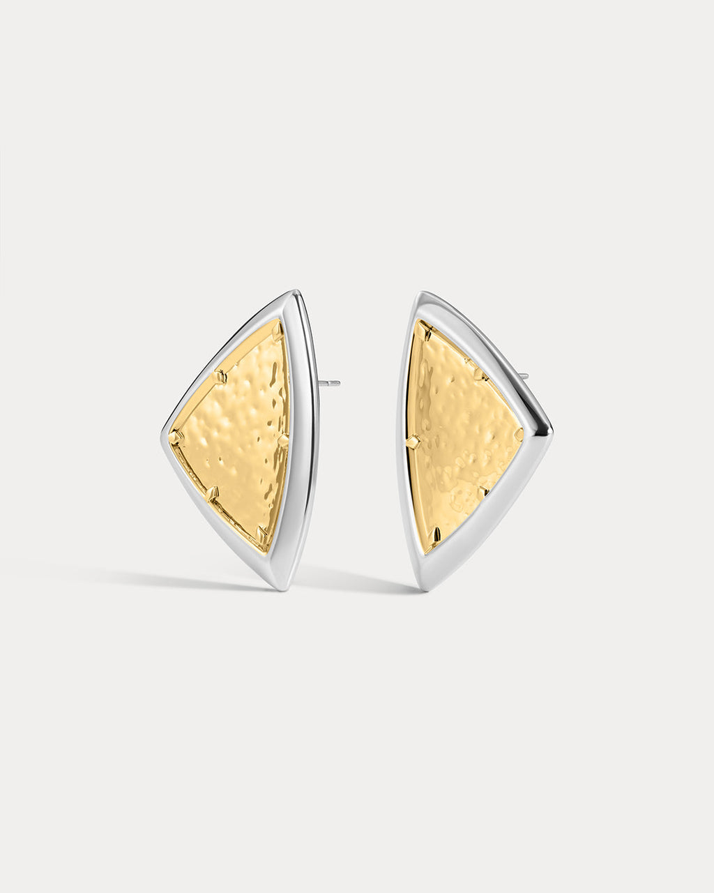 The Bianco Nero Studs- Silver