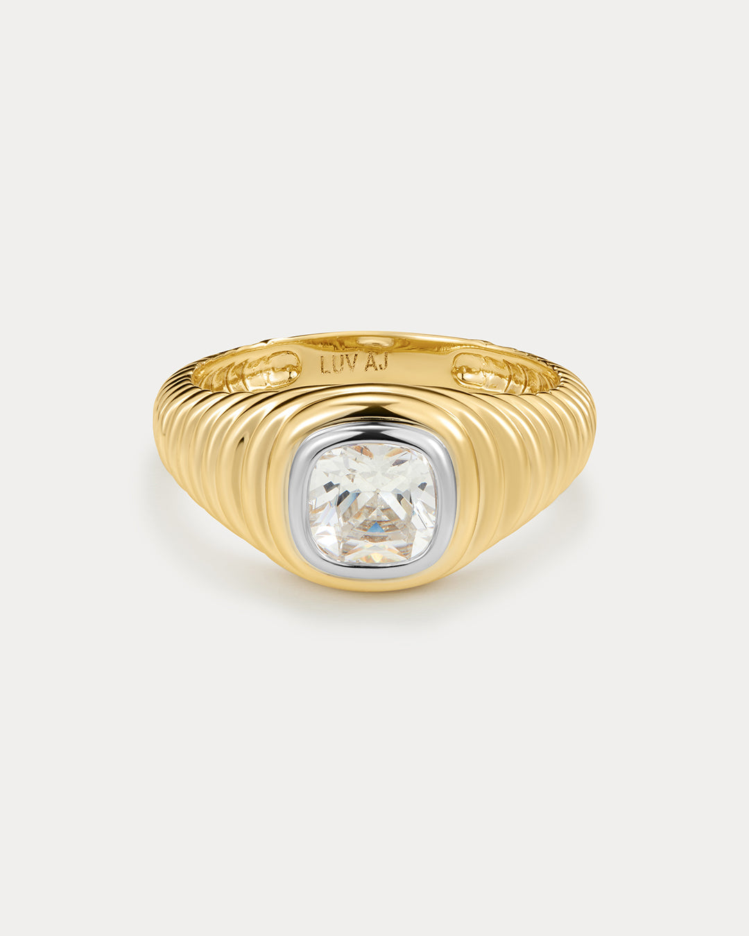 The Georgia Stone Signet Ring- Gold