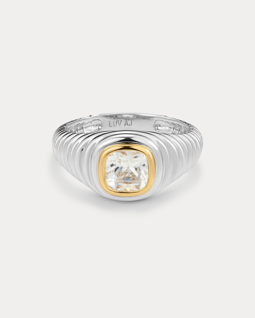 The Georgia Stone Signet Ring- Silver