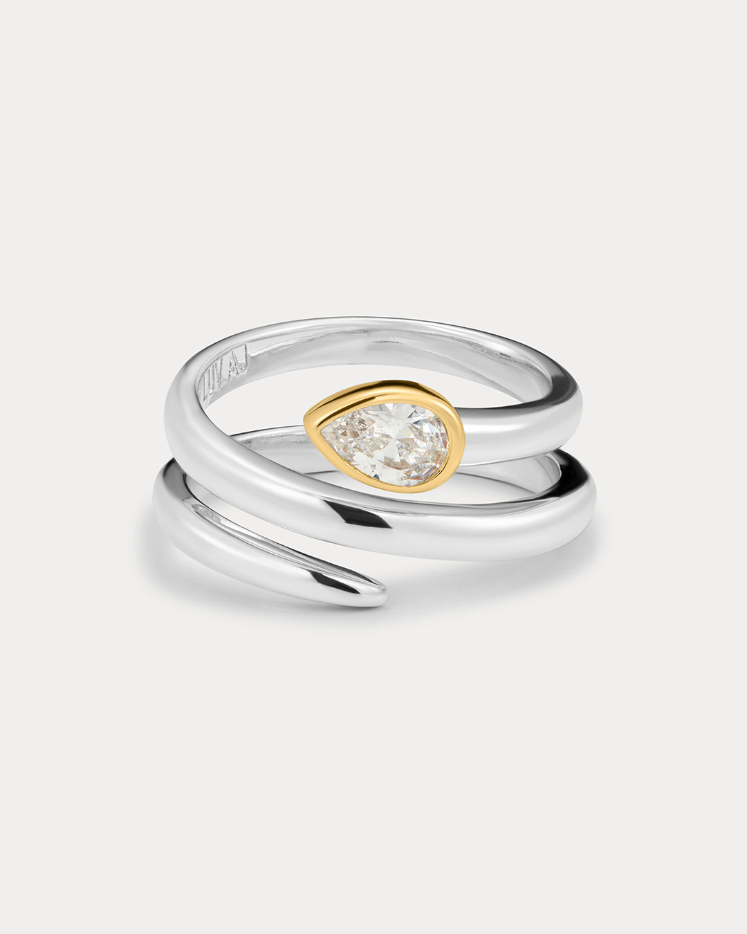 The Marais Coil Ring-Silver