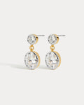The Marais Drop Studs-Gold