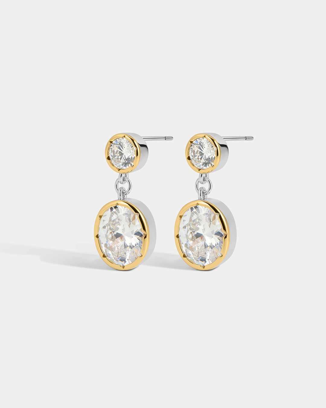 The Marais Drop Studs- Silver