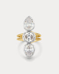 The Marais Triple Statement Ring-Gold