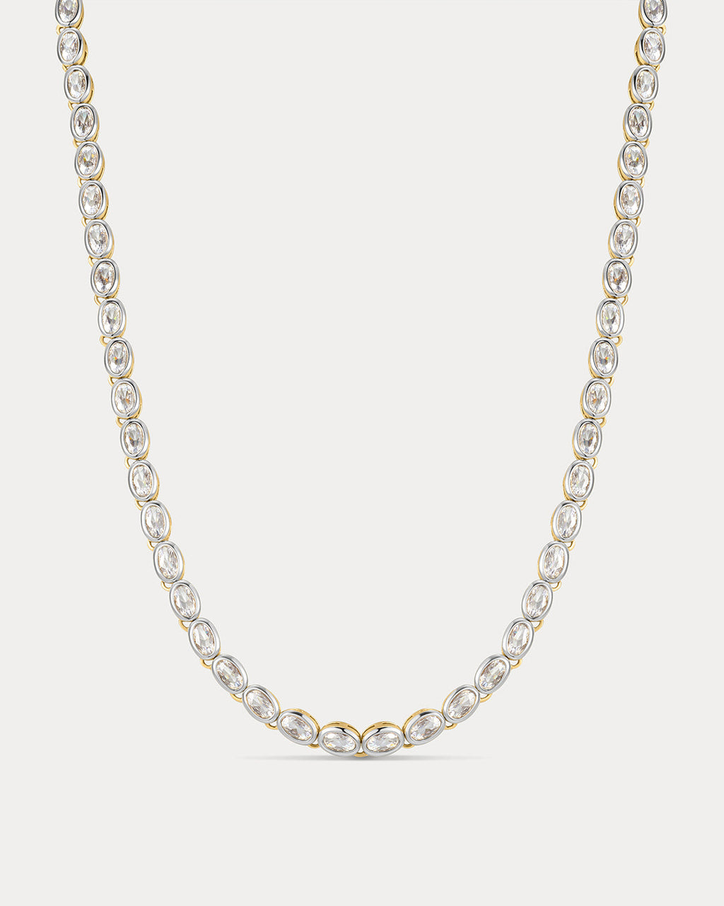 The Palais Tennis Necklace-Gold