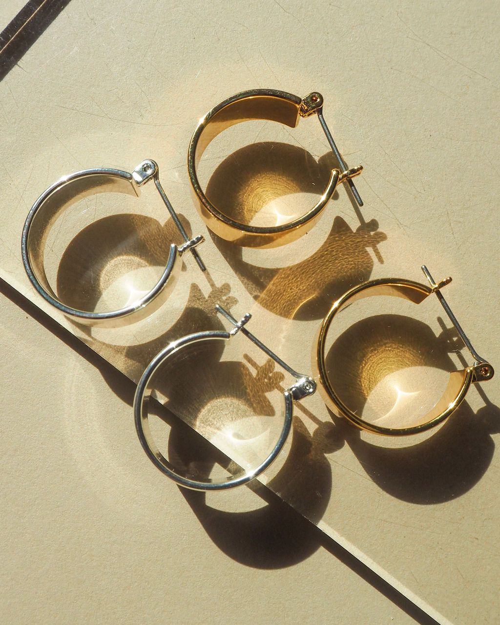 Positano Hoops- Silver