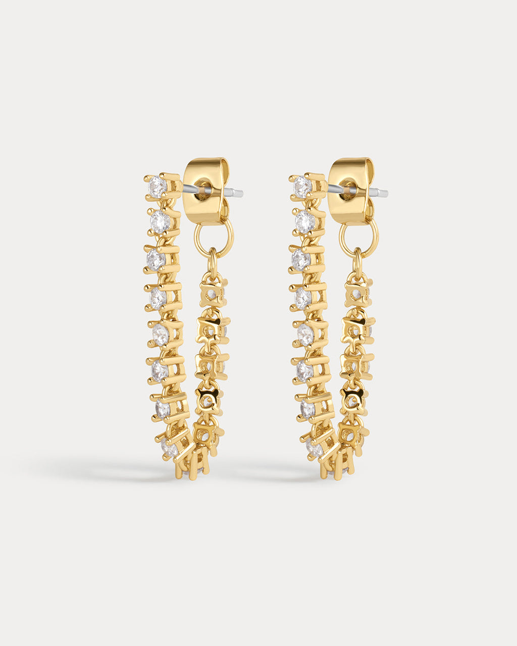 Ballier Chain Studs- Gold