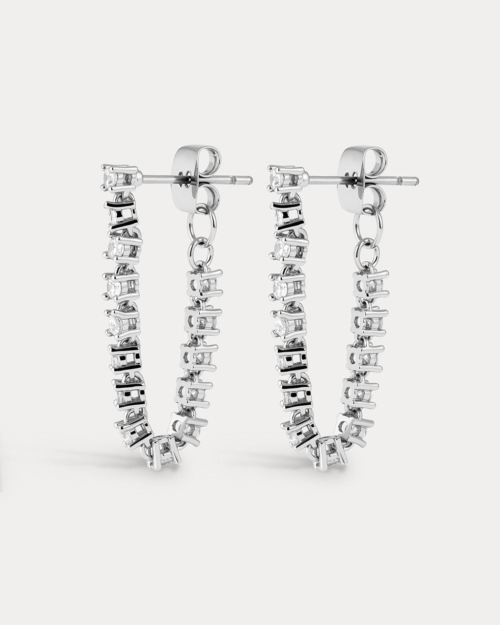 Ballier Chain Studs- Silver