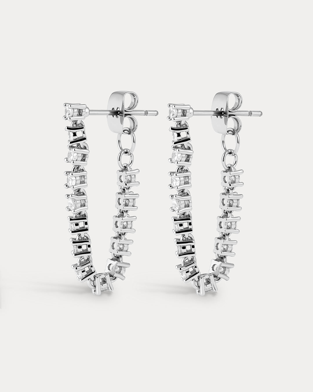 Ballier Chain Studs- Silver