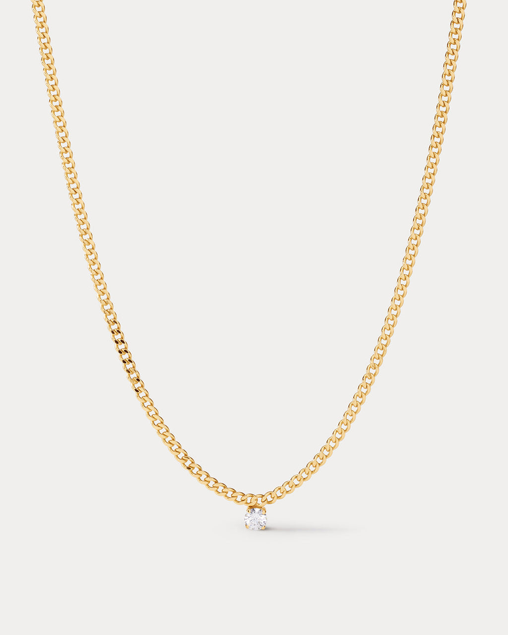 Bardot Stud Charm Necklace- Gold (Ships Mid August)