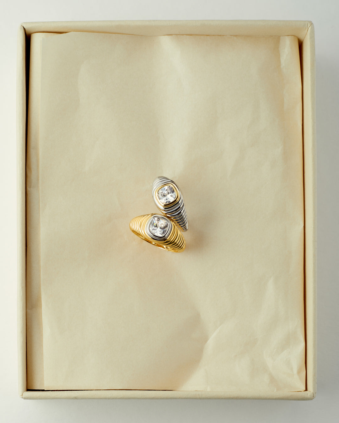The Georgia Stone Signet Ring- Gold